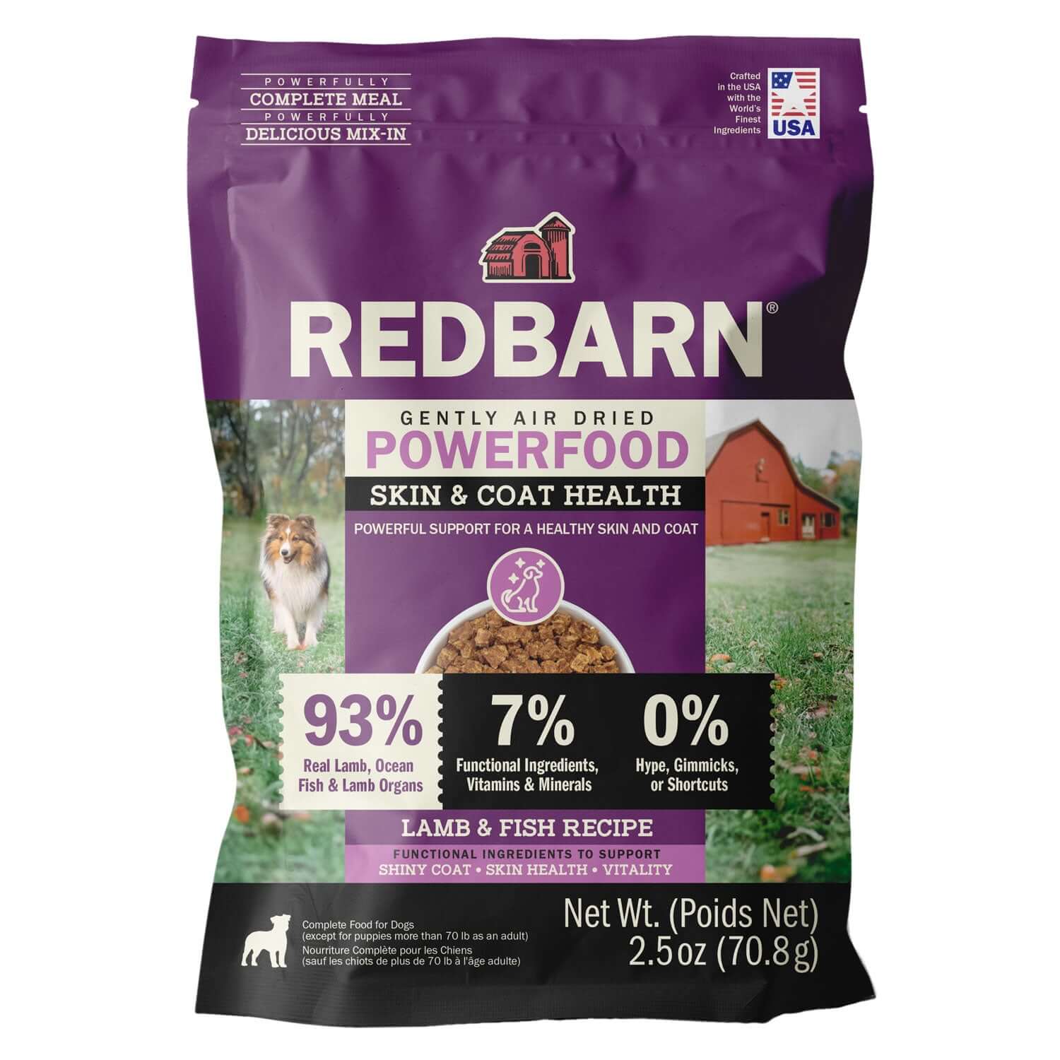 Air Dried Powerfood Skin & Coat Health Lamb & Fish Recipe - Image 12