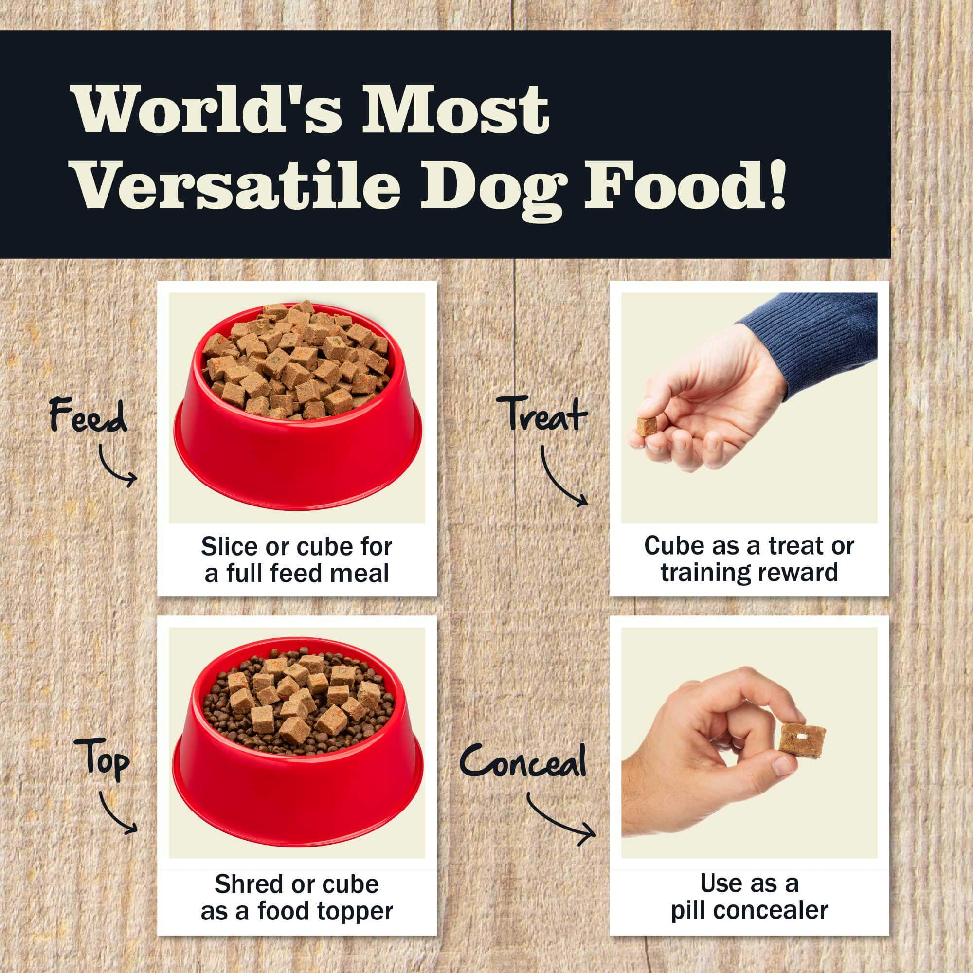 Semi-Moist Rolled Food Grain-Free Beef Recipe - Image 4