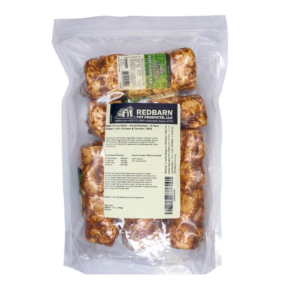 Glazed Beef Cheek Rolls - Chicken and Carrot Flavor - Image 16