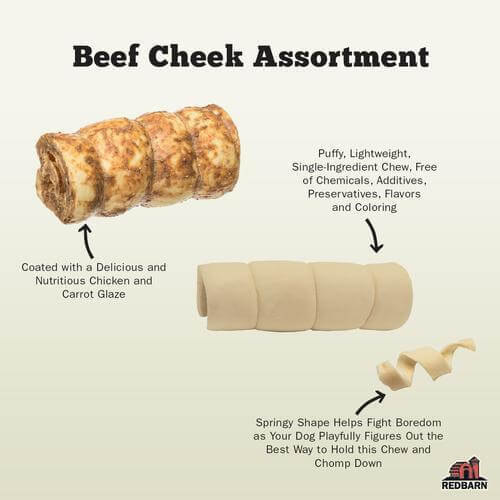 Glazed Beef Cheek Rolls - Chicken and Carrot Flavor - Image 5